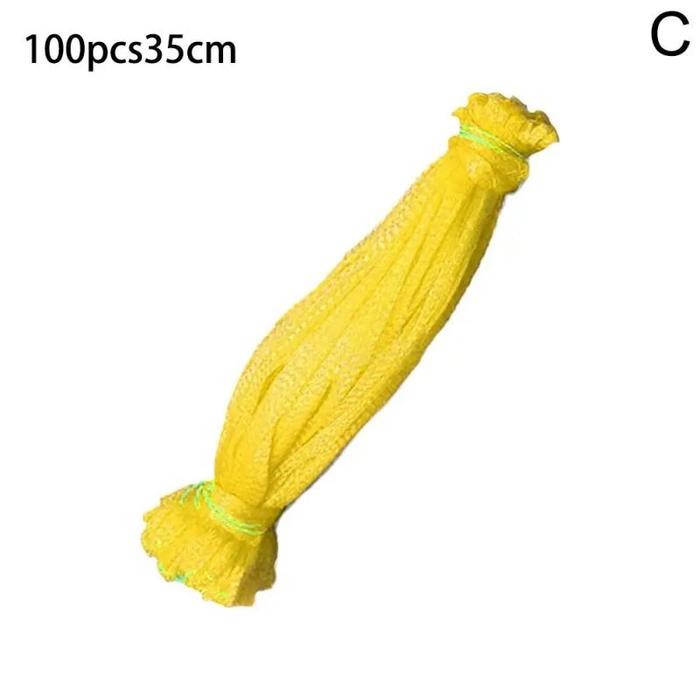 Gambar 100 Pcs Waring Buah Jaring Buah Buahan Jaring Polynet Buah Pembungkus - Kuning dari Daily-Mall undefined Tokopedia