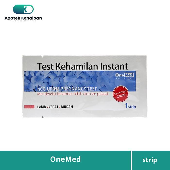Gambar ONE MED ALAT TES KEHAMILAN / TEST PACK ONE MED - STRIP - ONEMED dari Apotek Kenaiban undefined Tokopedia