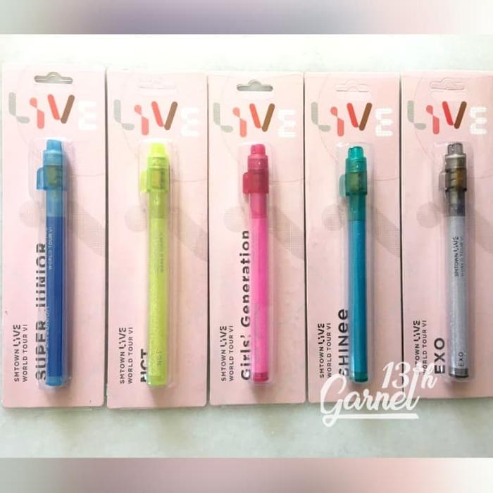 Gambar SMTOWN LIVE OFFICIAL LIGHTSTICK PENSTICK SUJU SNSD SHINEE EXO RV NCT dari Watchi Shop undefined Tokopedia
