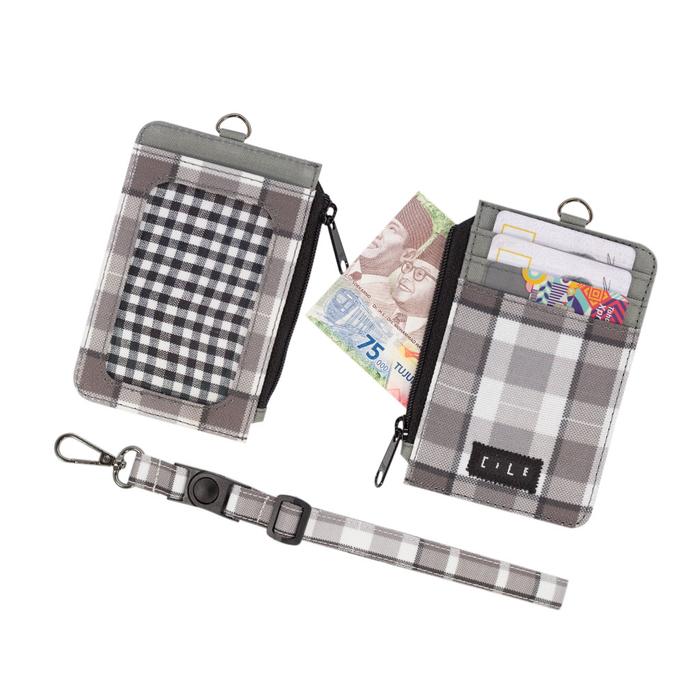 Gambar ID Card Holder Name Tag Lanyard Dompet Kartu - IDCLV - Abu Kotak dari GORDAH ID undefined Tokopedia