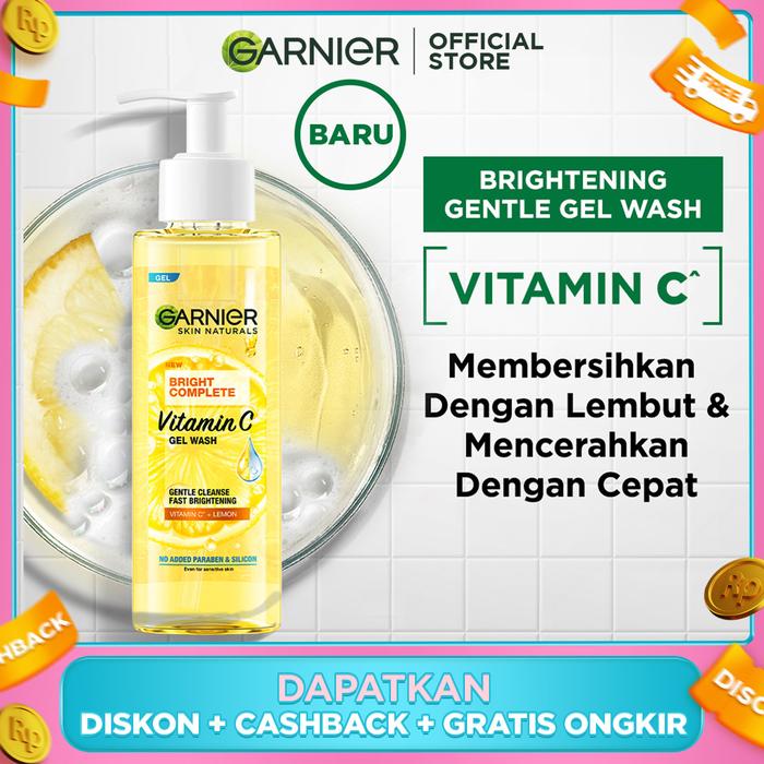 Gambar Garnier Bright Complete Gel Wash - 120 ml dari Garnier Official Store undefined Tokopedia