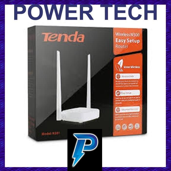 Gambar TENDA N301 ROUTER NETWORKING TENDA dari Power Tech Surabaya undefined Tokopedia