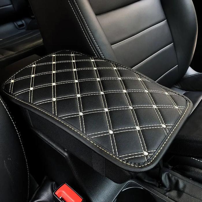 Gambar Armrest Console Box Mobil Bantalan Sandaran Tangan Mobil Bahan Kulit - Putih dari Starlakuuuu undefined Tokopedia