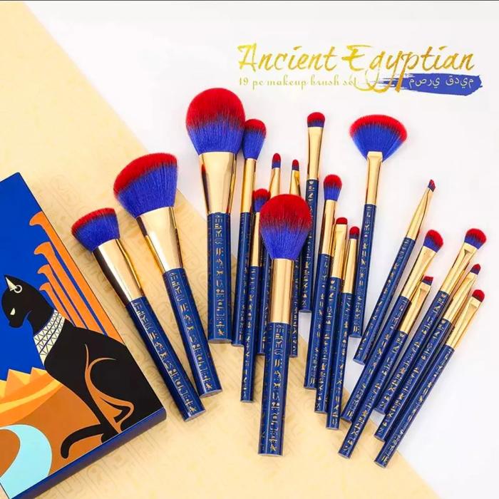 Gambar Docolor Egyptian Mesir Kuno 19 Pcs Essential Brush Make Up For Pro AU dari Grayfrost undefined Tokopedia