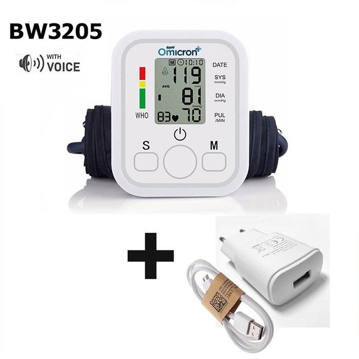 Gambar Tensimeter Digital Taff Omicron Alat Ukur Tekanan Tensi Darah BW-3205 - Voice + Adaptor dari Gudang Olahraga undefined Tokopedia