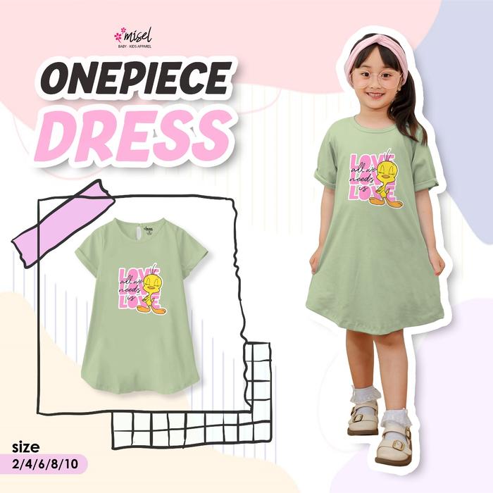 Gambar BAJU DRESS ANAK PEREMPUAN MISEL TUNIK DRESS ANAK BRANDED PREMIUM - sage, 4 dari Pakaian Anak Bandung undefined Tokopedia