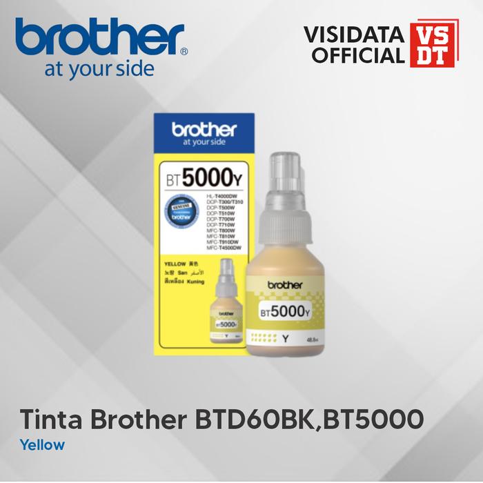 Gambar Brother Tinta Printer BTD60BK BT5000 DCP MFC Printer Ink Original - Yelllow dari Visidata Official undefined Tokopedia