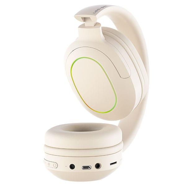 Gambar LOG ON HEADPHONE WIRELESS BT5.3 WIRED 2IN1 HEARON8 LO-HP8 - Cream dari Lapak_AksesorisHP undefined Tokopedia