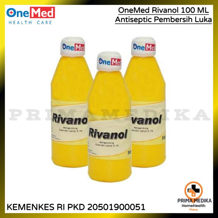 Jual Rivanol 100ml Antiseptic Cairan Pembersih Luka OneMed - Kab ...