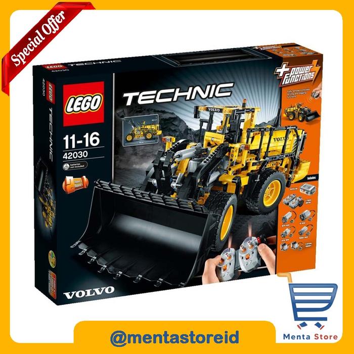 LEGO Technic 42030 Volvo L350F Wheel Loader Remote Control Motors di  Menta Hobbies Tokopedia