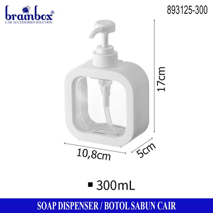 Gambar Liquid Soap Dispenser Botol Sabun Cair Tempat Sabun - 300 ML dari Brainbox Car and Home undefined Tokopedia