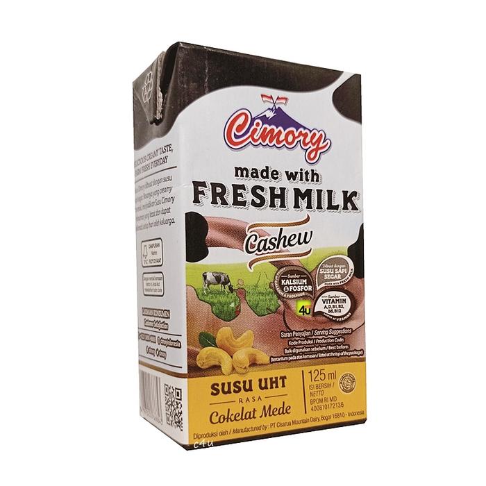 Gambar cimory susu UHT fresh milk per dus isi ( 40 pcs x 125 ml ) - coklat cashew dari Mega grocery undefined Tokopedia