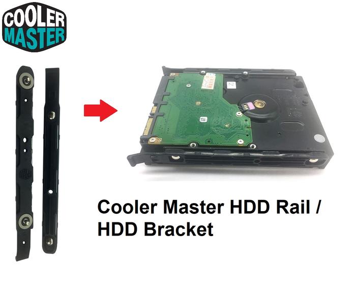 Gambar Aneka 3.5" HDD Rail Mounting bracket Harddisk SSD untuk Casing PC - Cooler Master dari tokojoyful undefined Tokopedia
