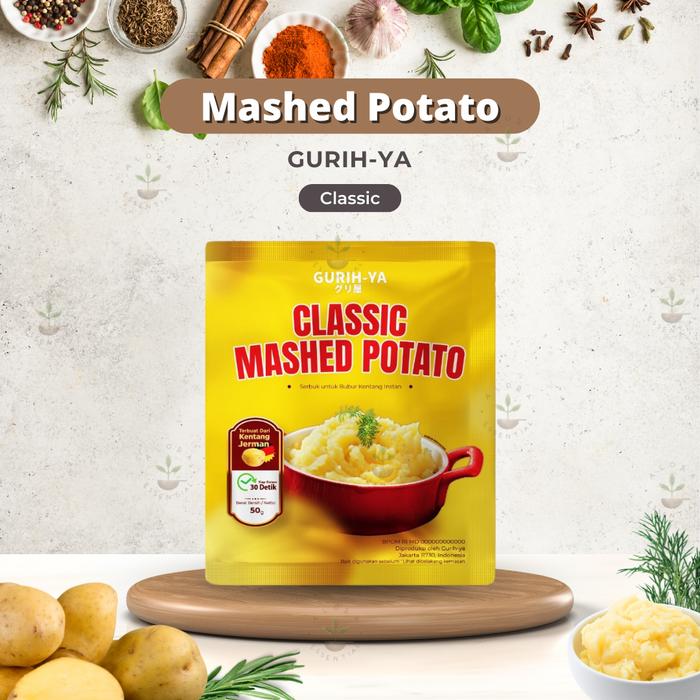 Gambar Gurihya Mashed Potato 50gr - Mashed Potato Kentang Instan - Classic dari Alora Essential undefined Tokopedia