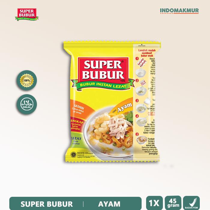 Gambar Super Bubur - Bubur Instant - Ayam dari INDOMAKMUR. undefined Tokopedia