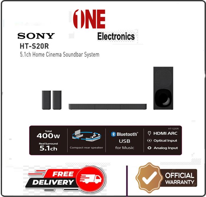 Jual SONY HT-S20R SOUNDBAR Jakarta Pusat Newbisnis'1