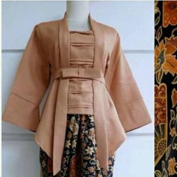 Gambar Kebaya Modern Kutu Baru Balotelli - KHAKI, UKURAN XL dari Butik Busana Kebaya_NEW undefined Tokopedia