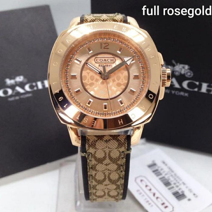 Gambar Jam Tangan Wanita Coach 35mm Original Garansi 2th - Full Rosegold dari Toko ShakilaShop undefined Tokopedia