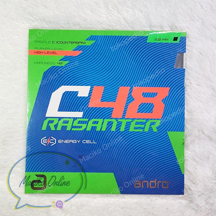 Gambar Andro Rasanter C48 ~ Karet Pingpong Andro C48 MAX - Hitam, Ultramax dari Maciko Online undefined Tokopedia