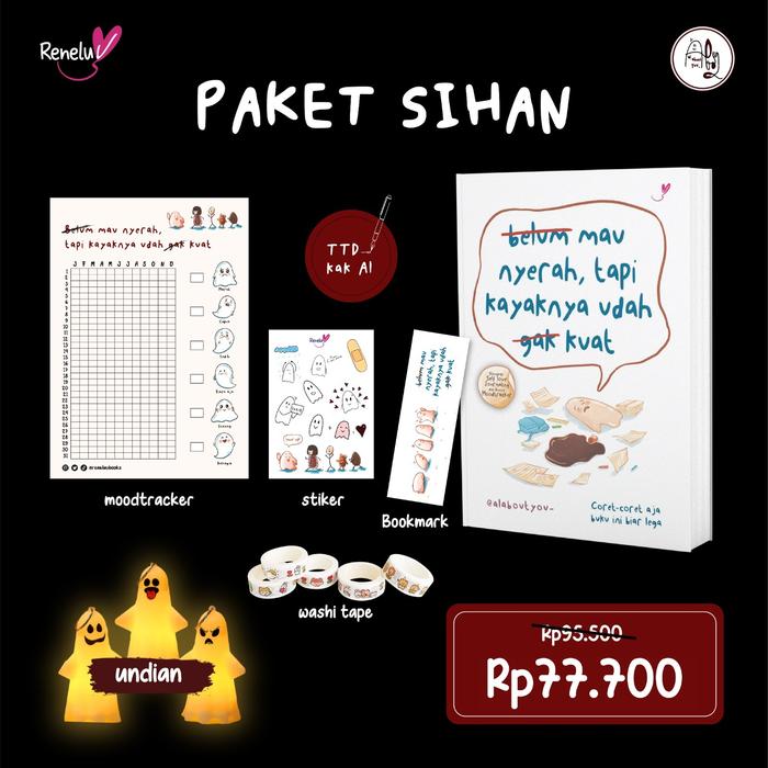 Gambar Pre Order - Buku Novel - Belum Mau Nyerah ,Tapi Kayaknya Udah Gak Kuat - Paket Sihan dari Bumi Fiksi Makassar undefined Tokopedia