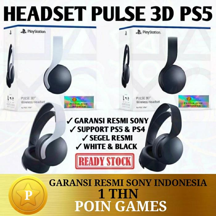 Wireless Gaming Headset Ps5 Sony Pulse Headset Jual PS5 Headset