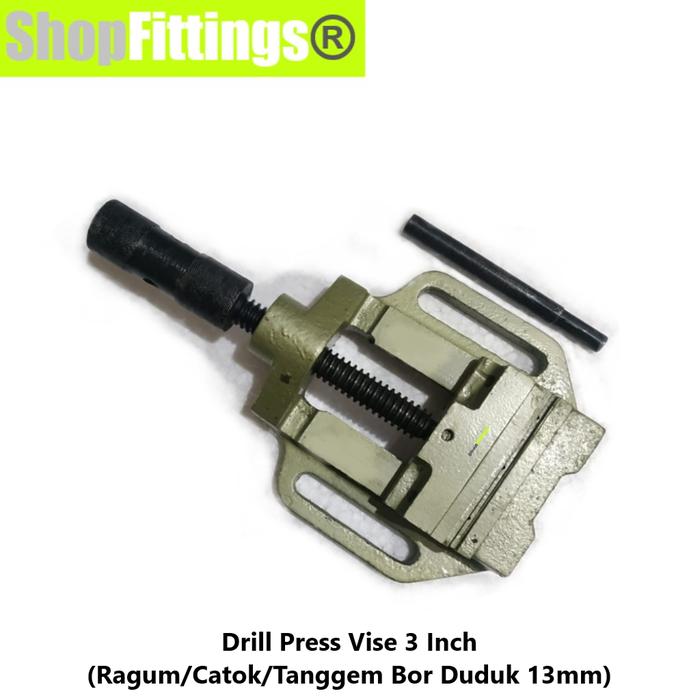 Gambar Mesin Bor Duduk 13 mm Chuck Electric Bench Drill Press Variable Speed - Catok Bor Duduk dari Shop Fittings undefined Tokopedia