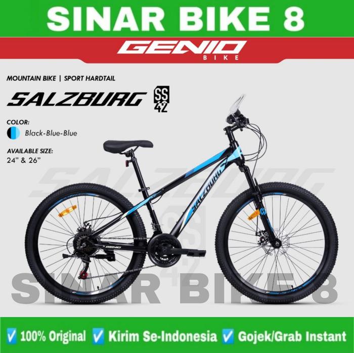 Jual Sepeda Gunung MTB GENIO SALZBURG SS 42 Ukuran 24 26 Inch 24