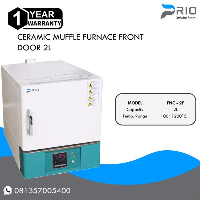 Gambar PRIO - 2L Ceramic Muffle Furnace Lab Front Door Laboratorium dari Priolab Official Store undefined Tokopedia