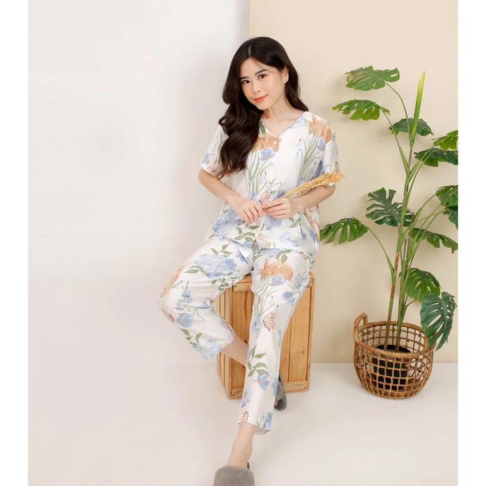 Gambar Rabbit piyama sleepshirt daster baju tidur Organic Silk Serat Bamboo bahan Tencel - CPJ Flow Rabbit dari DIBLOKIR PERMANEN 3951 undefined Tokopedia