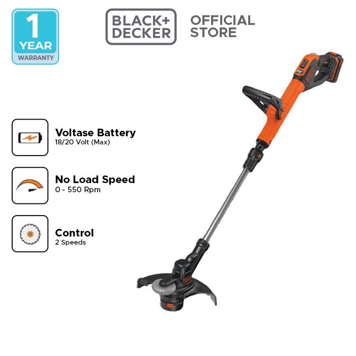 Gambar Black+Decker 18V Powercommand String Trimmer, 28CM (STC1820EPCF-B1) - STC1820EPCFOnly dari Black&Decker ID undefined Tokopedia