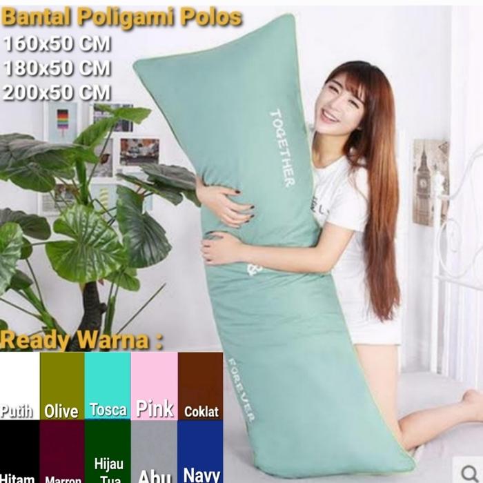 Gambar Bantal Poligami Termurah Warna Polos 1 Set Sudah Dapat Sarungnya dari Berrbi Shop_NEW undefined Tokopedia