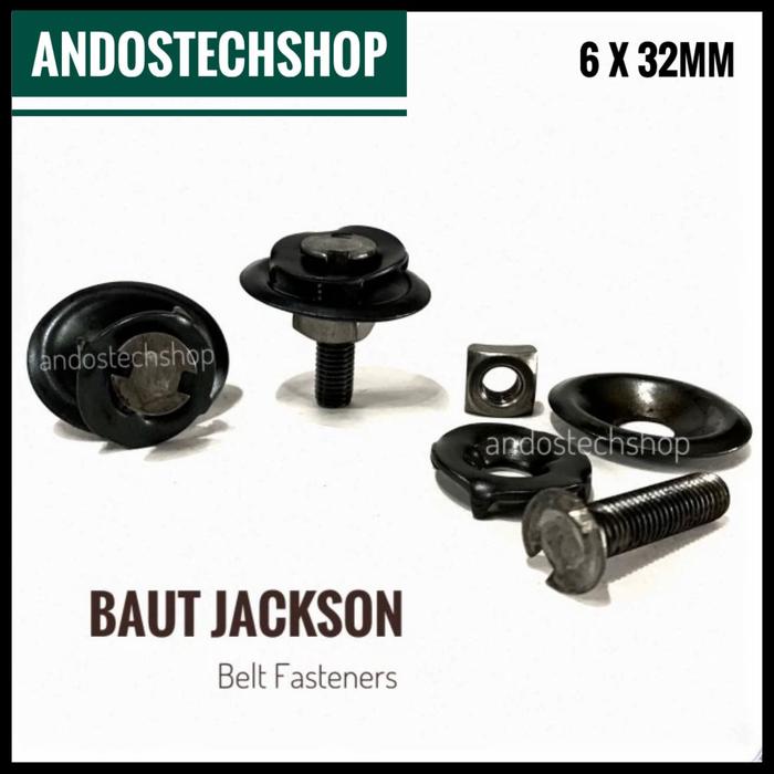 Gambar Baut Jackson 6mm x 32mm | Belt Fastener Conveyor | Baut Jakson 1/4" dari andostechshop undefined Tokopedia