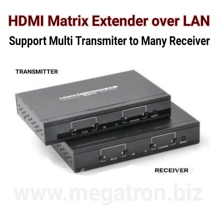Jual Receiver unit untuk HDMI Matrix Extender over LAN (via Router ...