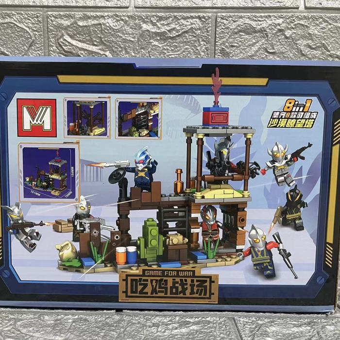 Gambar Bricks Block Satu Set 8 in 1 dragon ball ultraman transformer anak mai - pubg x utraman dari yubishop 3 undefined Tokopedia