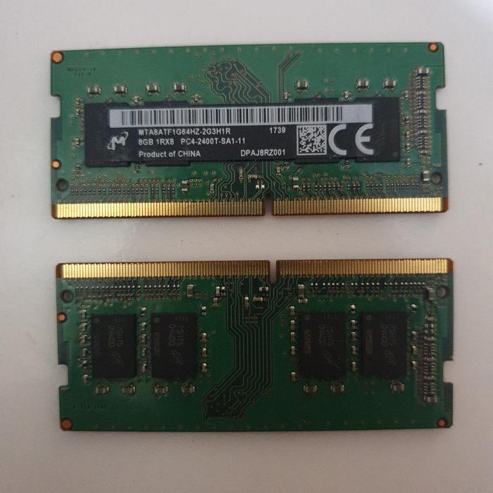 Mémorie Ram SO-DIMM 8GB PC4-2400T MICRON MTA8ATF1G64HZ-2G3H1R Original Mémorie Ram SO-DIMM 8GB PC4-2400T MICRON MTA8ATF1G64HZ-2G3H1R Original