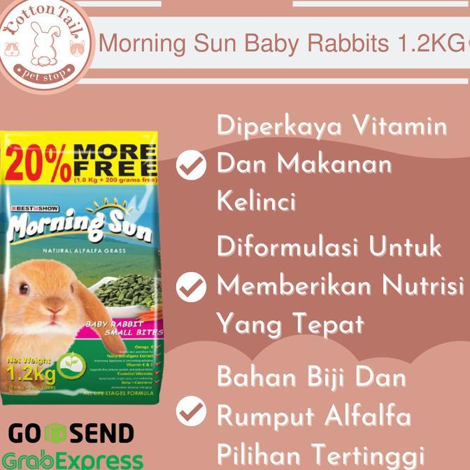 Jual New Morning Sun Baby Rabbits Small Bites Rabbit Food