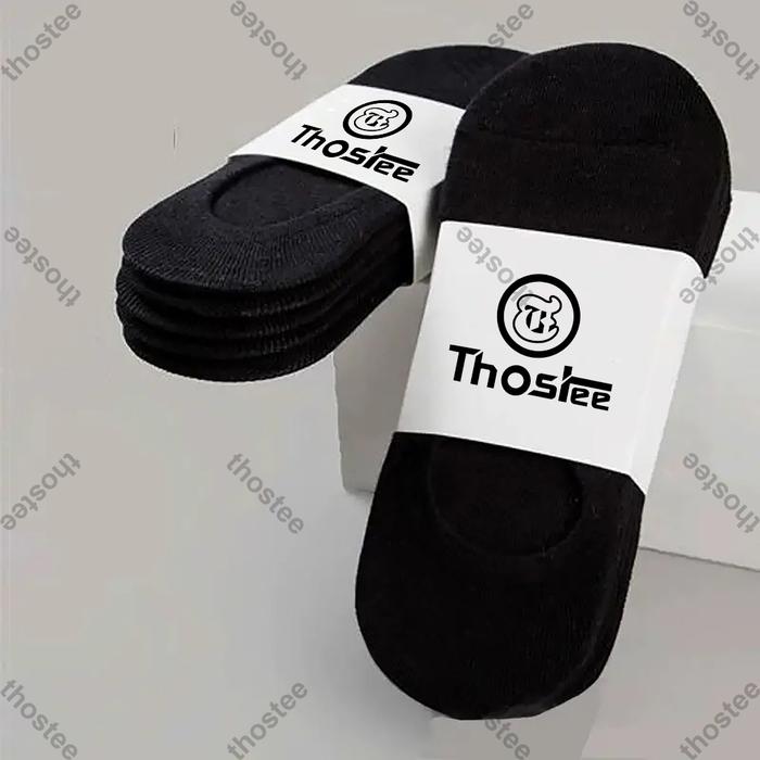 Gambar Thostee Kaos Kaki Invisible Premium Hidden Socks 3 pcs - Black 3 pcs dari THOSTEE OFFICIAL undefined Tokopedia