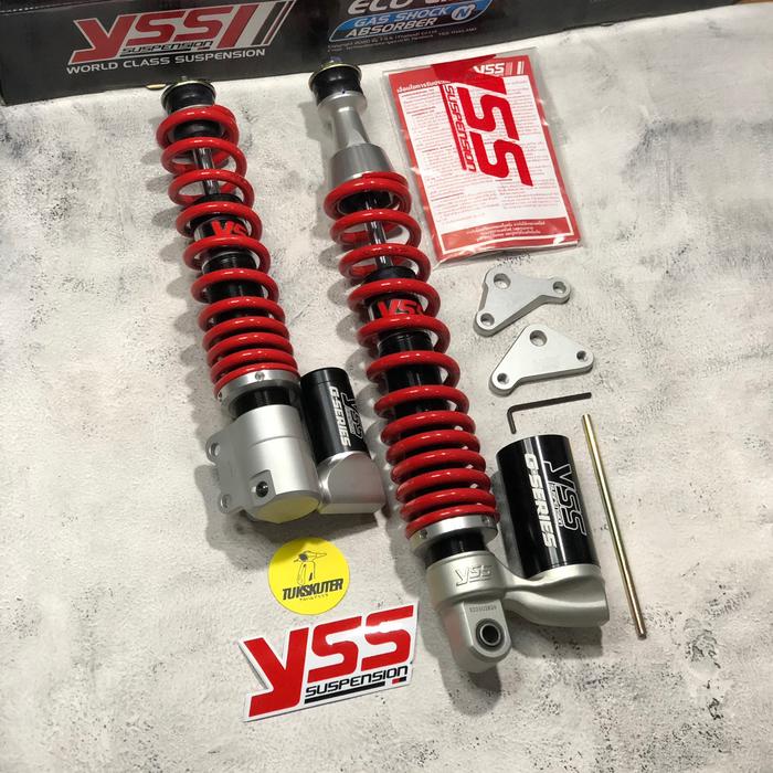 Gambar Shockbreaker Shock Absorber Tabung YSS G SERIES Red Original Vespa Sprint Primavera 150 3V IGET dari Tukskuter undefined Tokopedia