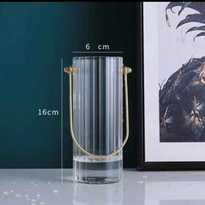 Gambar Vas Bunga Kaca Transparan Bening Tanaman Hias - M dari Xploraza undefined Tokopedia