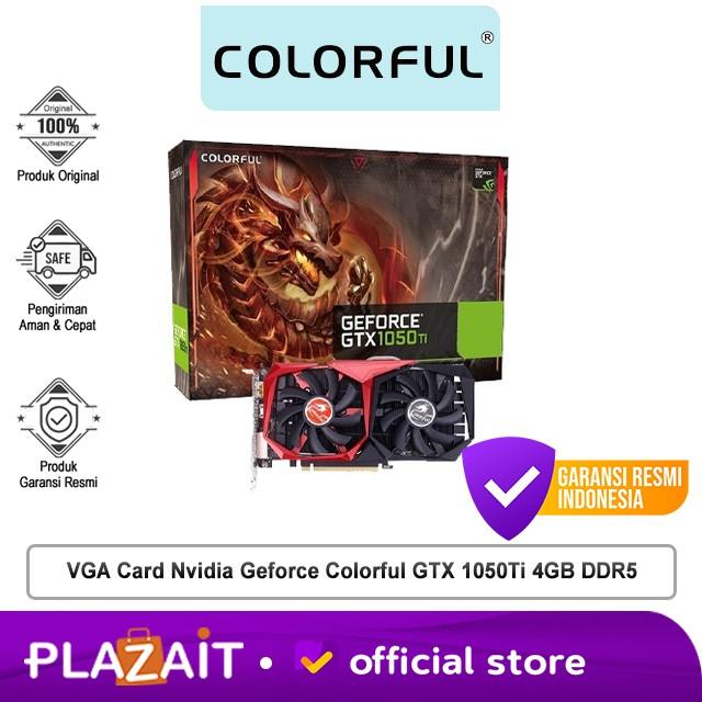 Promo VGA Card Nvidia Geforce Colorful GTX 1050Ti 4GB DDR5 Original ...