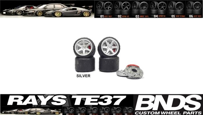 Gambar Ban Karet BNDS TE37 8,9mm VARIAN COLOUR & DISK BRAKE HIGH QUALITY - SILVER 1sSR, +disk BRAKE dari bankarethw64 undefined Tokopedia