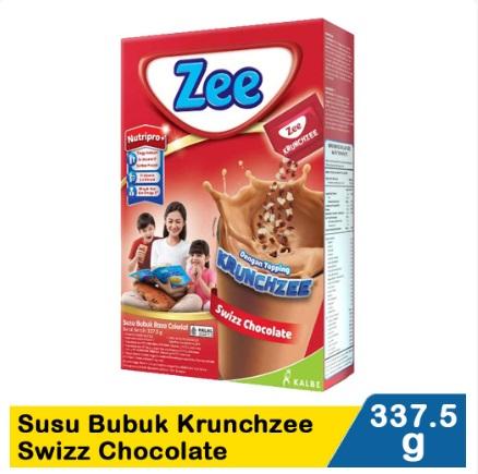 Gambar Zee Susu Bubuk Krunchzee Swizz Chocolate 337,5 g dari Raesha28 undefined Tokopedia