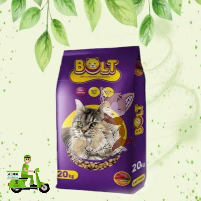 Gambar BOLT tuna IKAN makanan kucing kering adult 7KG (GOSEND/GRAB) - BOLT IKAN 8KG dari The PetCare undefined Tokopedia