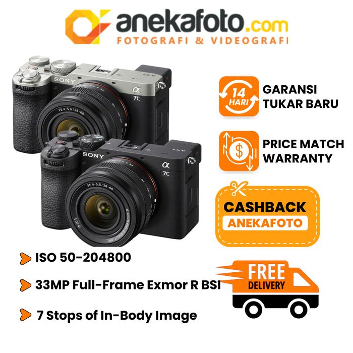 Gambar Sony Alpha A7C II Body Only / Sony A7CII KIT 28-60mm - Kit 28-60mm, Silver dari Anekafoto undefined Tokopedia