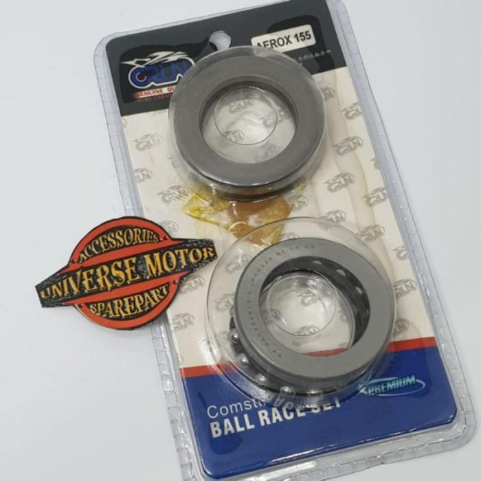Gambar KOMSTIR NMAX AEROX XEON COMSTIR MANGKOK STANG BALL RACE STERING SET - AEROX dari universemotor undefined Tokopedia