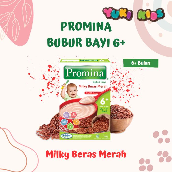 Gambar Promina Bubur 6+ 120gr (6 Bulan Ke Atas) - Brs. Merah Susu dari YUKI KIDS 16 undefined Tokopedia