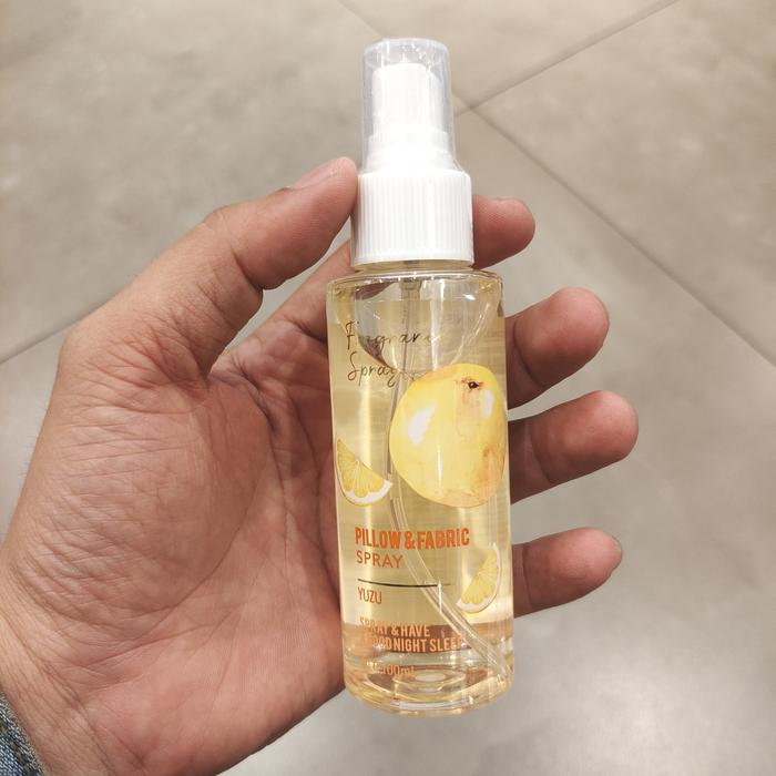 Gambar MINISO  Pillow & Fabric Spray LOTUS, LAVENDER, YUZU (100ml) - Yuzu dari LEELOUF Shop undefined Tokopedia