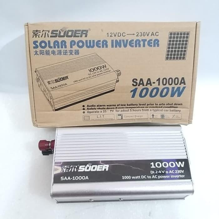 Gambar suoer solar power inverter 1000w 24v saa-1000b modified sine wave dari FIDIOLSHOPWSB undefined Tokopedia