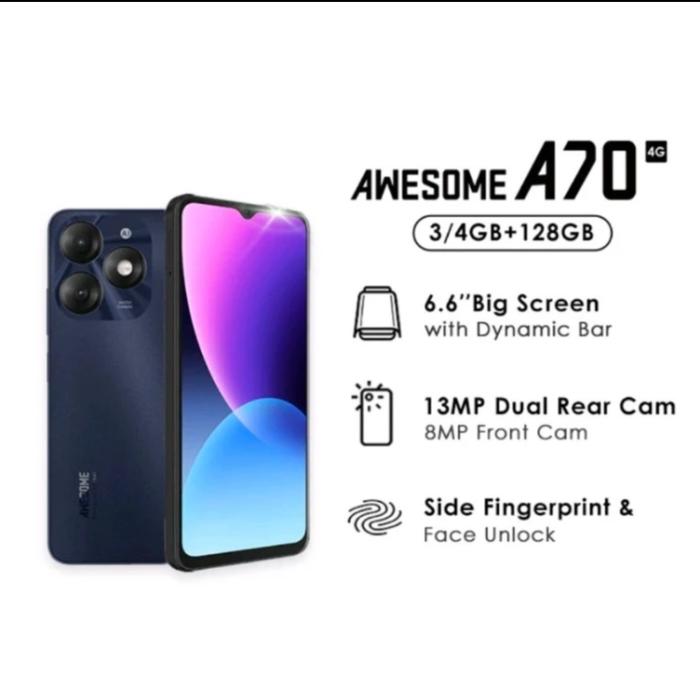 Gambar HP ITEL A70 RAM 4GB/128GB & RAM 3GB /128GB GARANSI RESMI ITEL - Hitam, RAM 4/256GB dari louis phone Cell undefined Tokopedia