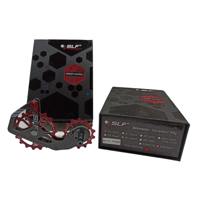 Gambar SLF Motion Pulley Wheel OSPW EVO Speed System Shimano 12 Speed Di2 - Red dari bintangtimurcycle undefined Tokopedia